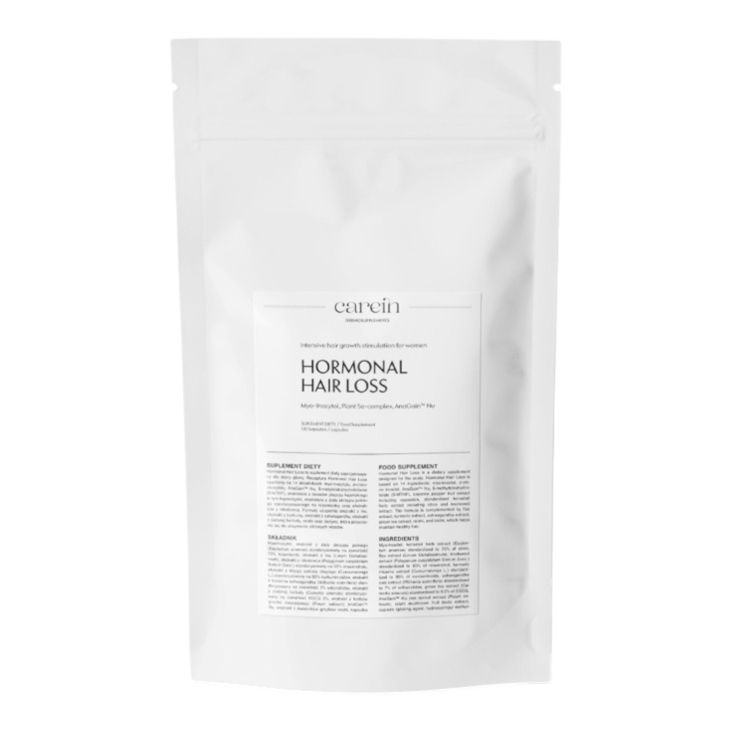 Carein Hormonal Hair Loss Kapsułki, 120 szt. Refill