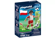 Klocki - Playmobil Sport&Action Piłkarz reprezentacji Polski 70486 - miniaturka - grafika 1