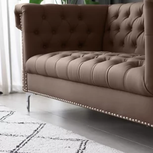 Sofa RICK, 2-osobowa, brązowa - Sofy i kanapy - miniaturka - grafika 3