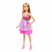 Lalki dla dziewczynek - Mattel Barbie Duża lalka (71 cm) z blond - miniaturka - grafika 1