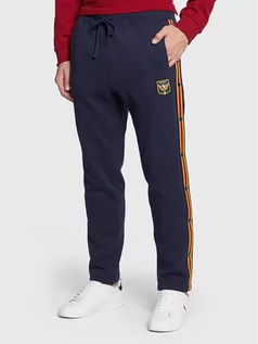 Spodnie sportowe męskie - Polo Ralph Lauren Spodnie dresowe 710878906 Granatowy Regular Fit - grafika 1