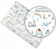 Prześcieradła dla dzieci - PRZEŚCIERADŁO BAWEŁNIANE DO DOSTAWKI 83x50 DUŻY WYBÓR! - miniaturka - grafika 1