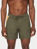 Spodenki męskie - Quiksilver Szorty materiałowe EQYJV04136 Zielony Regular Fit - miniaturka - grafika 1