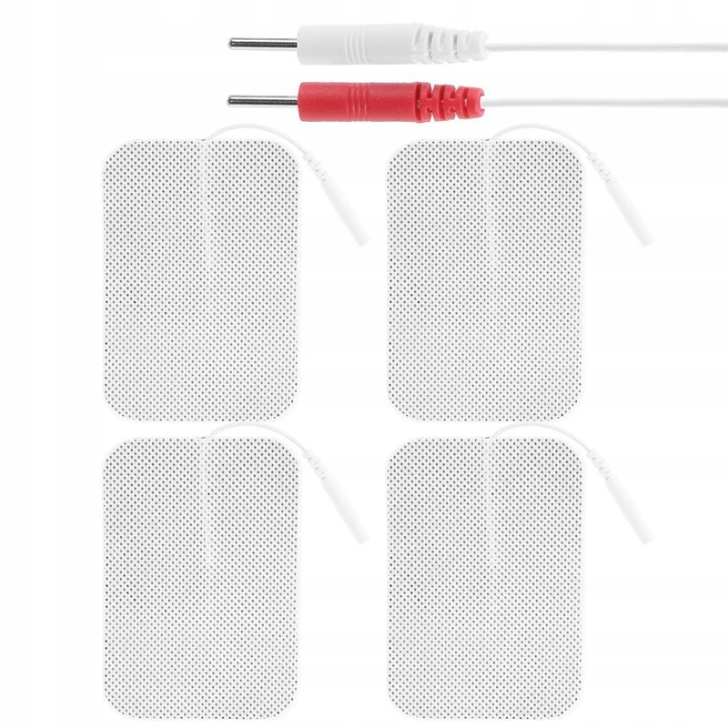 Elektrody Żelowe Tens Ems 5X9 Cm Nakładki Pady Do Elektrostymulatora 4 Szt