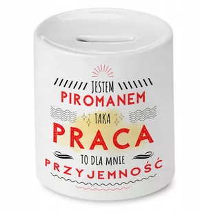 Skarbonka Dla Piromana na Urodziny na Prezent z Nadrukiem ze Zdjęciem - Skarbonki - miniaturka - grafika 1