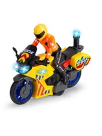 Pociągi dla dzieci - Dickie Toys Motocykl "Rescue Bike" - 3+ - miniaturka - grafika 1