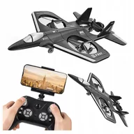 Zabawki zdalnie sterowane - Zdalnie Sterowany Samolot Kamera Hd Pogląd Na Żywo - miniaturka - grafika 1
