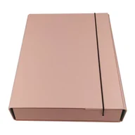 Teczki i skoroszyty - Ziemia Obiecana Teczka box z gumką różowa - miniaturka - grafika 1