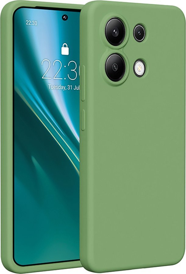 Etteri Nakładka Etteri Silicone Case do Xiaomi Redmi Note 13 4G jasnozielona