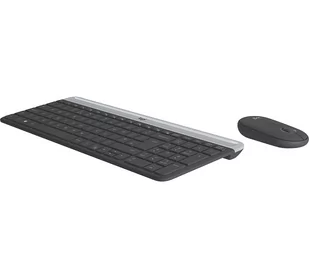 Logitech MK470 zestaw  Slim Combo, bezprzewodowy, szary - Sprzęt konferencyjny i radiowęzłowy - miniaturka - grafika 1