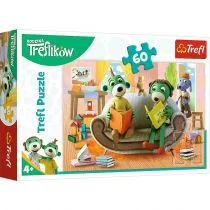 Trefl Puzzle 60 elementów. Rodzina ików. Wspólne czytanie bajek - Puzzle - miniaturka - grafika 1