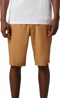 Spodenki męskie - spodenki męskie FOX ESSEX TECH 21 SHORTS Cognac Green - miniaturka - grafika 1