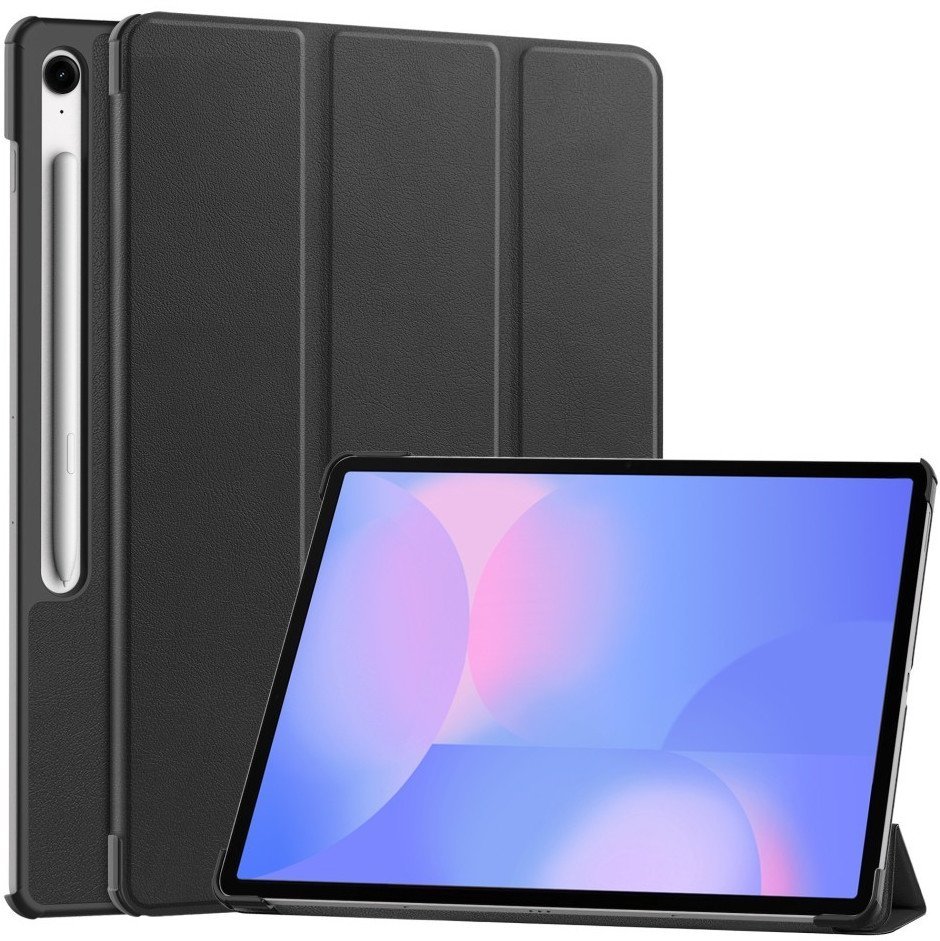 Etui z klapką Supero do Samsung Galaxy Tab S10 FE Plus, czarne