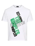 Koszulki męskie - The Kooples - T-shirt męski, biały - miniaturka - grafika 1