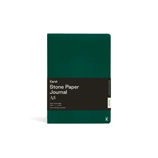 Notes z kamienia Journal A5 miękka okładka 2 szt. (gładki + linia), forest - Notesy i bloczki - miniaturka - grafika 1