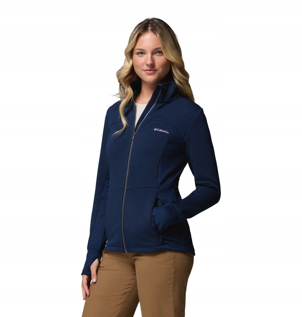 Polar damski Columbia Roffe Ridge Full Zip Fleece - Collegiate Navy M