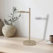 Lampy stojące - Näve Lampa stołowa LED Lupa, beżowa, wysokość 45 cm, metal touchdim - miniaturka - grafika 1