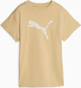 Koszulka damska Puma Wmns Her Tshirt Sand Dune M - Koszulki i topy damskie - miniaturka - grafika 1