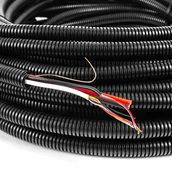 Inne akcesoria elektryczne - Peszel rura pilot SP-P20BUV 750N czarny 20mm 50mb - miniaturka - grafika 1