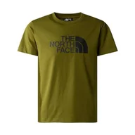 Koszulki męskie - The North Face Easy Koszulka Forest Olive 128 - miniaturka - grafika 1