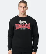 Bluzy męskie - Bluza LONSDALE LAWINS czarna prosta-XXL - miniaturka - grafika 1