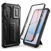 Etui i futerały do telefonów - Tech-Protect Etui pancerne Kevlar Cam+ do Galaxy A56 5G, czarne - miniaturka - grafika 1