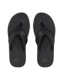 Klapki i japonki męskie - Quiksilver Japonki AQYL100623 Czarny - miniaturka - grafika 1