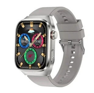 Smartwatch ST TK16 srebrny / szary Bateria 650 mAh - Smartwatch - miniaturka - grafika 1