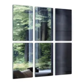 Lusterka do makijażu - Ozdobne Płytki Ścienne Glamour Lusterko Dekoracyjne 6 szt. - 30x16 cm - miniaturka - grafika 1