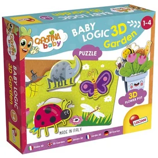 Puzzle Carotina Baby Logic 3D Ogród - Puzzle - miniaturka - grafika 1