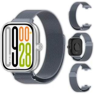 Bransoleta Milanese Vanfone do Xiaomi Redmi Watch 5/4, niebieski grafit - Akcesoria do smartwatchy - miniaturka - grafika 1