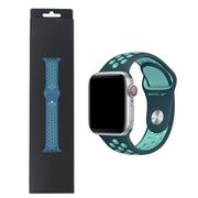 Akcesoria do smartwatchy - Apple Watch Series 1/ 2/ 3/ 4/ 5/ 6/ 7 Series 42/ 44/ 45mm Pasek Nike Sport Band Mxr12Am/A - Turkusowo-Zielony (Midnight Turquoise/Aurora Green) - miniaturka - grafika 1