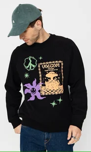 bluza męska VOLCOM FA F RYGALSKI CREW BLACK - Bluzy męskie - miniaturka - grafika 1