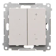 Wyłączniki światła i elektryczne - Kontakt Simon Ściemniacz do LED ściemnialnych klawiszowy Simon 55 - jasnoszary mat - miniaturka - grafika 1