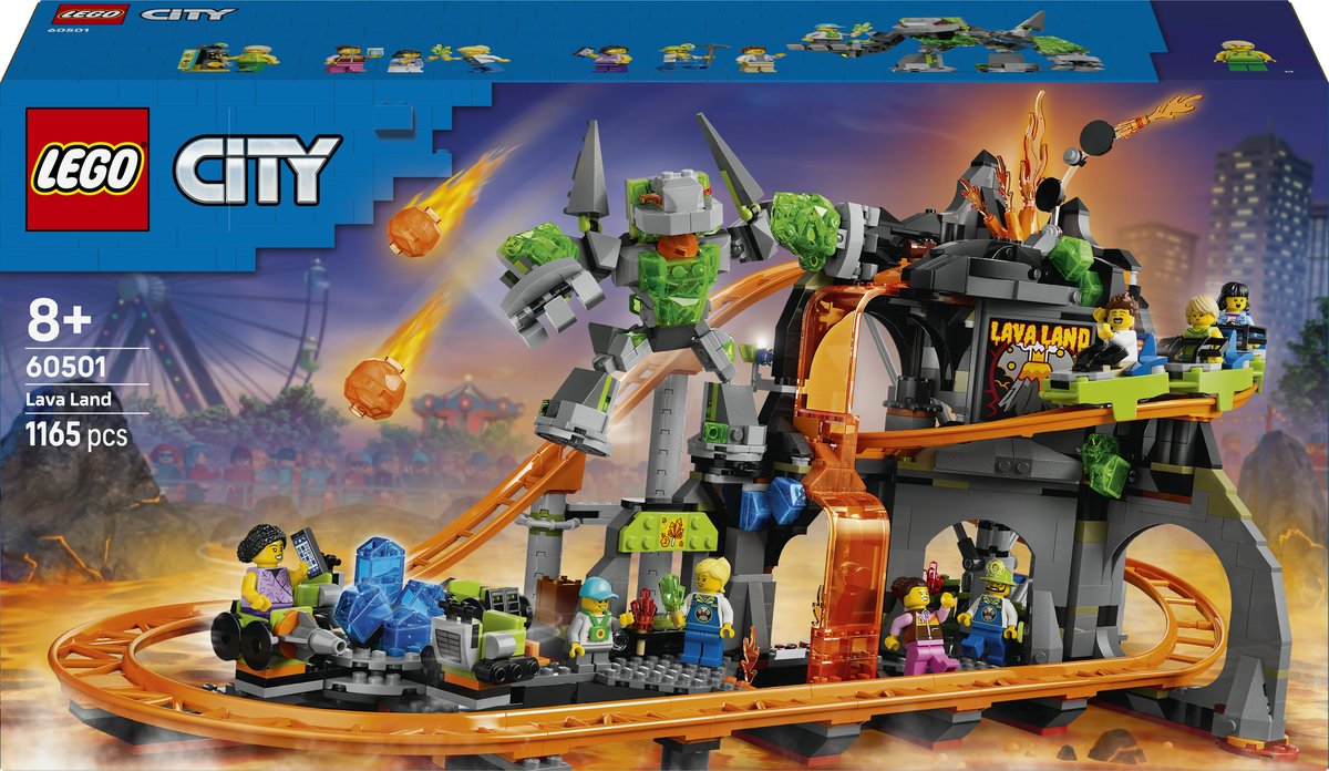LEGO City Park rollercoasterów Lava Land 60501
