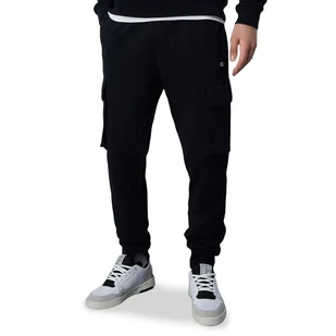 Spodnie Champion C Logo Cargo Joggers 219898-KK001 - czarne - Spodnie sportowe męskie - miniaturka - grafika 1