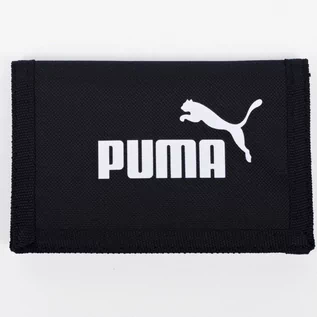 Portfele - Puma Portfel Sportowy Damski Męskie Duże Logo Czarny 075617-01 - grafika 1