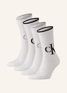 Skarpetki damskie - Calvin Klein Skarpety, 4 Pary weiss - miniaturka - grafika 1