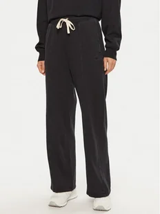 Champion Spodnie dresowe 117638 Czarny Wide Leg - Spodnie sportowe damskie - miniaturka - grafika 1