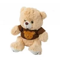 Maskotki i pluszaki - tkimport Włochaty Miś Niedźwiadek Bear Pluszak 25cm LH2122 - miniaturka - grafika 1