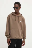 Bluzy męskie - Dickies bluza męska kolor brązowy z kapturem gładka - miniaturka - grafika 1