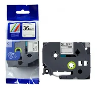 Taśmy do drukarek barwiące - Brother Taśma TZE-S261 36mm x 8m biała czarny nadruk - miniaturka - grafika 1