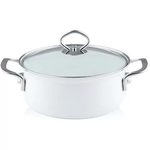 Riess Garnek ceramiczny biały na każdy typ kuchenki 1l ArcticWeiss R-0655-033 - Garnki - miniaturka - grafika 1