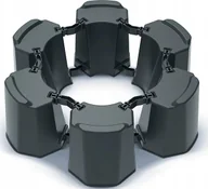 Zbiorniki na deszczówkę - PODSTAWA DO ZBIORNIKA NA WODĘ DESZCZÓWKĘ MODULAR 6 BASECAN ANTRACYT - miniaturka - grafika 1