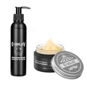 Kosmetyki i akcesoria do pielęgnacji brody - Zestaw kosmetyków do długiej brody "niedźwiedzi" - miniaturka - grafika 1