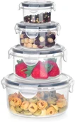 Akcesoria do karmienia - Pojemniki na żywność z pokrywką i uszczelką 4 szt. - miniaturka - grafika 1