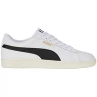 Buty sportowe męskie - Buty Puma Smash 3.0 L 390987 03 białe - miniaturka - grafika 1