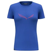 Koszulki i topy damskie - Salewa Solid Dry W T-shirt damski - miniaturka - grafika 1