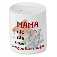 Skarbonki - Skarbonka Dla Mamy na Dzień Mamy Urodziny Prezent z Nadrukiem ze Zdjęciem - miniaturka - grafika 1