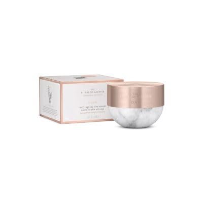RITUALS Anti-Ageing Day Cream The Ritual of Namaste - lekki krem przeciwzmarszczkowy do twarzy z kompleksem naprawczym Bakuchiol - minimalizuje widoczne drobne linie i pierwsze oznaki starzenia się,